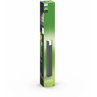 Philips Außenleuchte Aluminium 77,0 cm IP44 wetterfest anthrazit