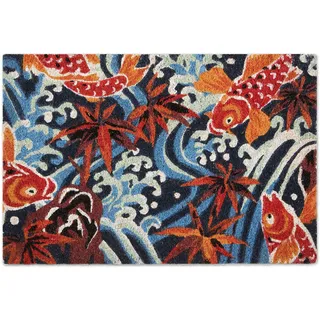 Excelsa Kimono Fußmatte, Kokosfaser, Mehrfarbig, 40 x 60 cm