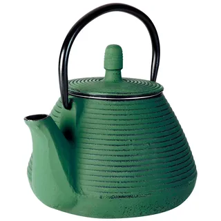 LACOR 68662 Teekanne Eisen Geschmolzen 0,8 L, Gusseisen, grün, 17 x 14 x 14 cm