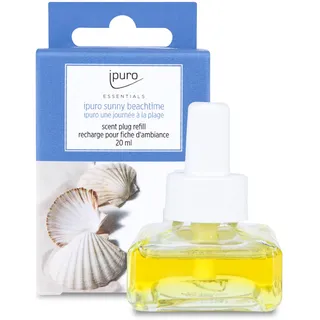 ipuro - Electric Scent Plug Nachfüller SUNNY BEACHTIME 20ml - Raumduft mit Grapefruit, Zitrone & weißem Moschus - nachfüllbarer Lufterfrischer für die Steckdose - Raumduft Diffuser - ohne Duftstecker