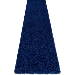 RugsX Soffi Shaggyteppich 60 x 300 cm Blau