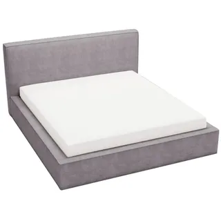 Graingold Polsterbett Monaco 180x200 Grau , Textil , 180x200 cm , Schlafzimmer, Betten, Polsterbetten