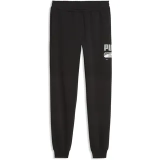 Puma Sport Logo Play Fleecehose Regular Schwarz L