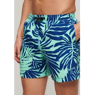 Superdry Printed 15 ́ ́ Badeshorts - Mint Palm Print - 2XL