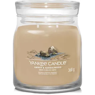 Yankee Candle Amber & Sandalwood Duftkerze 368 g braun