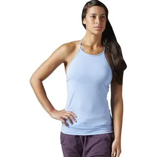 Reebok Damen Y Long Bra P Sportliche Büstenhalter, Multifarbe (Galaxy), 2XS