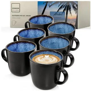 sänger Kaffeebecher 0,43 l Blau 6 St.