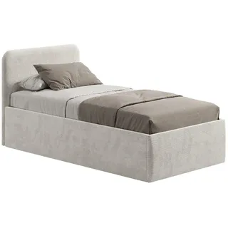 home collective Polsterbett 100 x 200 cm H2 Hellbeige