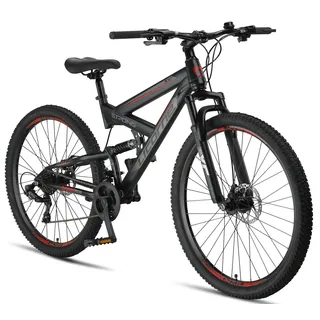Licorne Bike Strong 2D Premium 29 Zoll RH 0 cm Unisex rot/schwarz