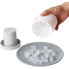 duisoad 2 Stücke EiswüRfelbehäLter Silikon mit Deckel, Eiswürfelform Silikon mit Deckelm Mini Eiswürfelform Bälle für Herstellung von Eiswürfeln, Eisgetränken, BPA-Frei