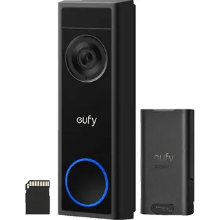 eufy Video Doorbell C31 - Video-Türklingel mit microSD-Kartenslot - Schwarz