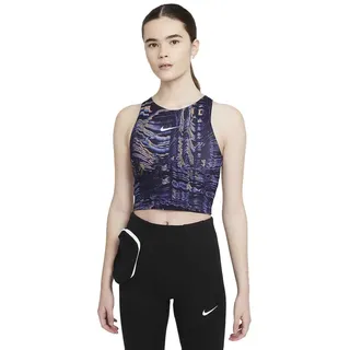 Nike Damen W Nsw Tank Aop Prnt Vest, Schwarz, L EU