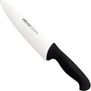Kochmesser, Universal, zum Hacken und Schneiden, Serie 2900, Länge 200/333 mm - Schwarz