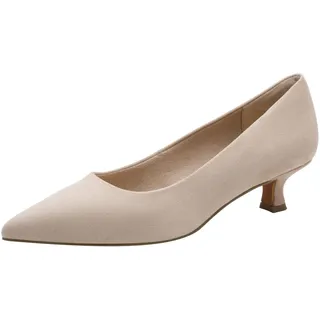 Marco Tozzi Damen Pumps weiches Feel Me Fußbett weiches Innenfutter Modern, beige (Dune), 39 EU