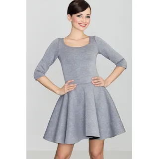 Lenitif Minikleid für Frauen Guillo K227 grau M - Grau