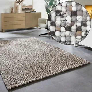 THEKO Felty 2.2 Wollteppich 34 x 34 cm Beige
