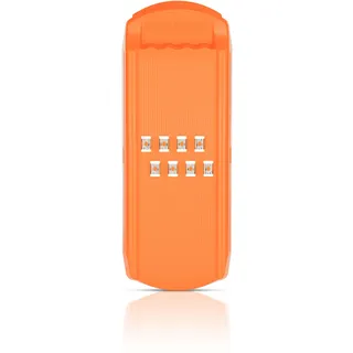 Börner Curly Reibe DesignLine • Streifenschneider für gewellte Gemüsestreifen • Made in Germany • Julienne Schneider für Gemüse • Wellenschneider Gemüse • Gemüsehobel (Orange)
