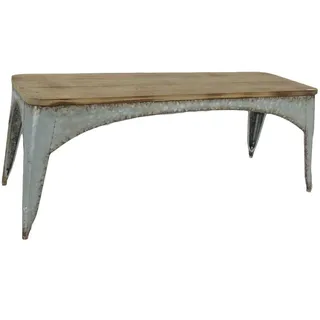 Couchtisch aus Holz rechteckig 117 x 36,5 x 44,5h cm Shabby Chic Landhausstil Vintage