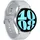 Galaxy Watch6 BT 42,8 mm Aluminiumgehäuse silber Sportarmband silber M/L