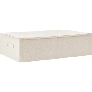 vidaXL Aufbewahrungsbox Stoff 70x40x18 cm Creme - Creme