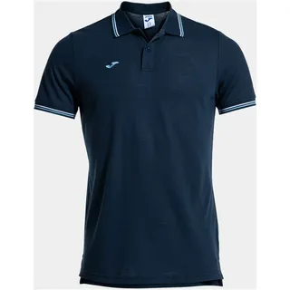 Joma Confort Classic Kurzarm-poloshirt - Navy / Sky Blue - XL