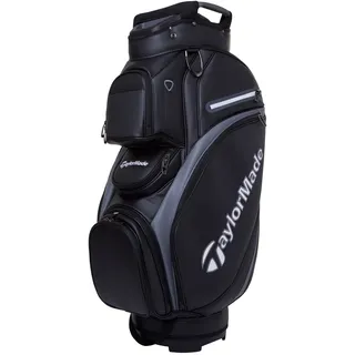 TaylorMade Golf Deluxe Cart Bag 2023, Black /Grey, Einheitsgröße