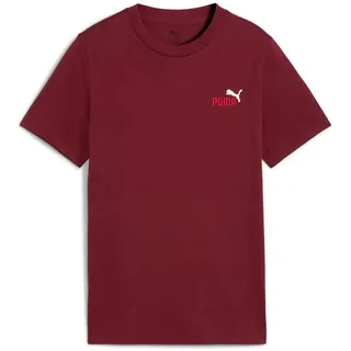 Puma Jungen 2 Color Small No. 1 Logo Tee B Hemd, Rubinschimmer, 122 EU