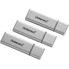 Bild Alu Line 32 GB silber USB 2.0 3er Pack