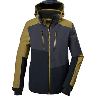 KILLTEC Herren Skijacke/Funktionsjacke mit abzippbarer Kapuze und Schneefang KSW 70 MN SKI JCKT, blasses oliv, XL, 41957-000