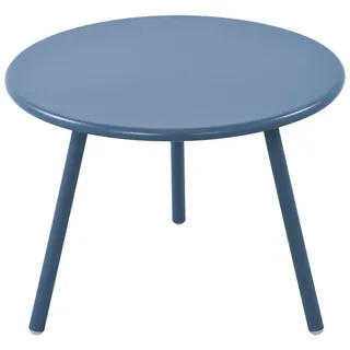 CLP Couchtisch rund 60 cm Kunststoff blau , 60x45x60 cm , Wohnzimmer, Wohnzimmertische, Couchtische