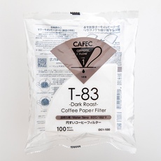 CAFEC Filterpapier Dark Roast Coffee Cup 1, 100 Stück, Zubehör Kaffeemaschinen, Weiss