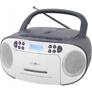 Reflexion RCR2260DAB UKW DAB+, Radio, Weiss, Grau
