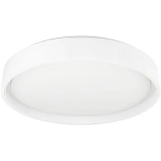 EGLO LED Deckenleuchte "MASSIGNANO-Z Deckenlampe, Disco-Modus, ZigBee 3.0, Wohnzimmerlampe", weiß, 1, Ø 40cm H: 6,5cm, 1 Stk., Leuchten, Fernbedienung inkl., App / Sprachsteuerung Alexa, H: 6,5cm x D: 40 cm, LED Deckenleuchte