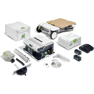 Festool CSC SYS 50 EBI-Set 18 V inkl. 2 x 5 Ah Akku + Untergestell