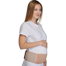 Supportiback® Schwangerschaftsgürtel | Bauchgurt und Rückenstütze für Schwangerschaft, nach Schwangerschaft – weiches und atmungsaktives Material, Unterstützung zur Linderung von Rückenschmerzen und