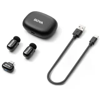 Boya Mini 2-02 (Black) 1x RX USB-C + 2x TX