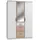 Kinderkleiderschrank Joker 135 x 199 x 58 cm Eiche weiß