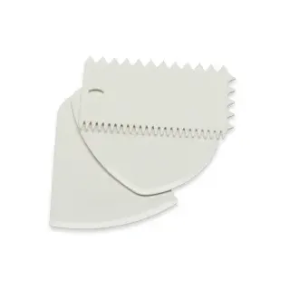 Kaiser Teigspachtel-Set, 3-teilig Pâtisserie, Backutensilien, Weiss