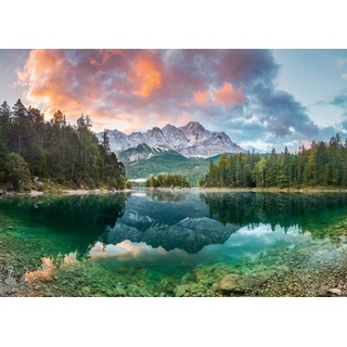 Ravensburger Puzzle 12000358 - Zugspitze am Eibsee - 1000 Teile Puzzle für Erwachsene und Kinder ab 14 Jahren, Puzzle mit Landschaft und Natur