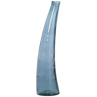 Alexandra House Living Bodenvase Blau, Glas, 21 x 21 x 73 cm