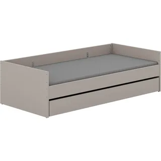 yuny by paidi Kinderbett BROTHER STU 90 x 190 cm Holz grau taupe