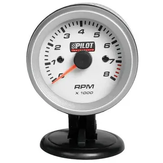 Drehzahlmesser 0-8000 RPM - Ø 2” (52 mm) - Blue-Light - 2/4/6 Zylinder