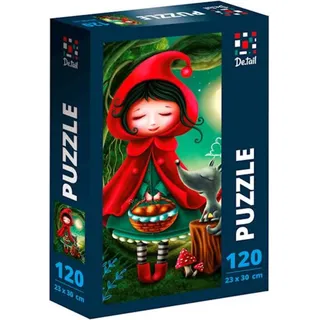Puzzle De.tail Ein Mädchen und der Wolf  DT100-11
