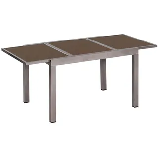 Merxx Amalfi Ausziehtisch 240 x 100 x 75 cm grau