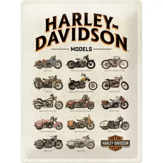 Nostalgic Art Nostalgic-Art Blechschild 30 x 40 cm - Harley-Davidson - Models