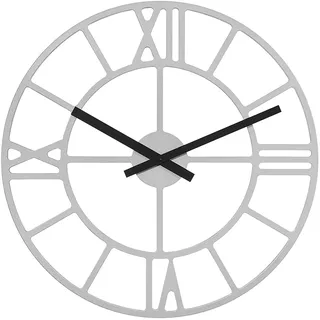 HERMLE 30915-X52100 Wanduhr im Retro-Stil, Ø 70cm
