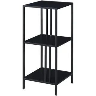 [en.casa] Standregal 35 x 80 x 35 cm Schwarz