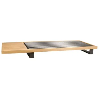 Ego Basismodul 2-Sitzer - Premium Teak, Aluminium eisengrau matt