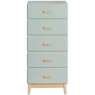 Mobili Rebecca Kommode Mobili Rebecca 115 x 50 x 40 cm Aquagrün / Braun