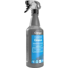 Clinex Glasreiniger Spray Nano Protect 1 Liter/ 1000 ml/Intensiv-Hochglanzreiniger für streifenfreien Glanz/Fensterreiniger/Glas und Spiegel Reiniger, streifenfreie Reinigungsformel